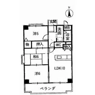 カナレグランデ【503号室】の間取り