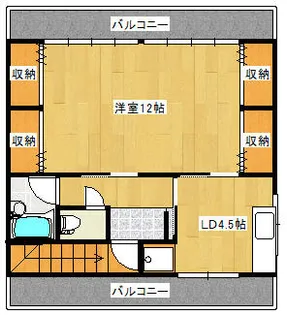 AURUM【301号室】の間取り