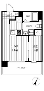 アルバプレイス平尾【602号室】の間取り