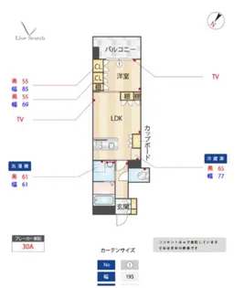 福岡県福岡市中央区薬院3丁目【マンション】の間取り