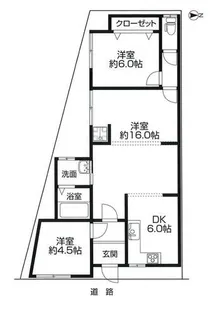 大阪府東大阪市寺前町2丁目【タウンハウス】の間取り