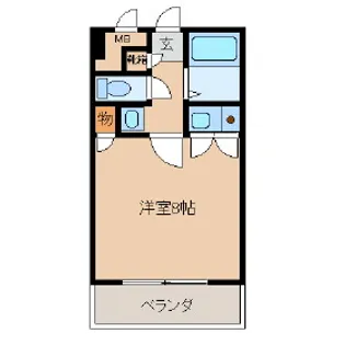 愛知県名古屋市中区新栄2丁目【マンション】の間取り