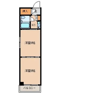 愛知県名古屋市中区栄4丁目【マンション】の間取り