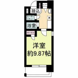 プロスペクト河原町五条【0801号室】の間取り
