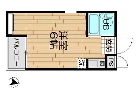 ダイドーメゾン甲子園口【4階】の間取り