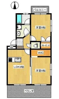 福岡県福岡市早良区西新2丁目【マンション】の間取り
