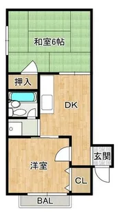 都ハイツ【303号室】の間取り