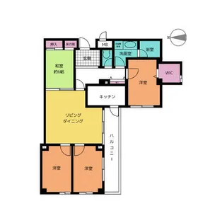 ヤマゼン久保山【1階】の間取り