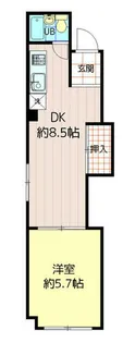 クリエイト野里ビル【5階】の間取り