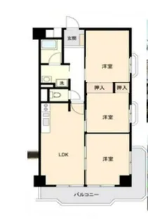 上前津ハイネス【5階】の間取り