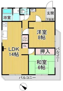 リ・エクラ【4階】の間取り