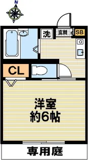 ハイツふじ【102号室】の間取り