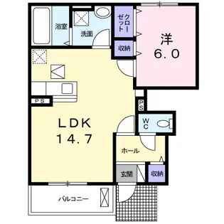 ブリック フェアリーⅢ【1階】の間取り