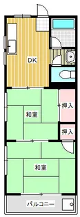 酒井マンション【201号室】の間取り