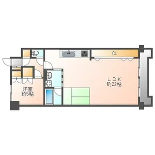 朝日プラザ香椎【302号室】の間取り