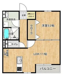 L-bloom梅満【2階】の間取り