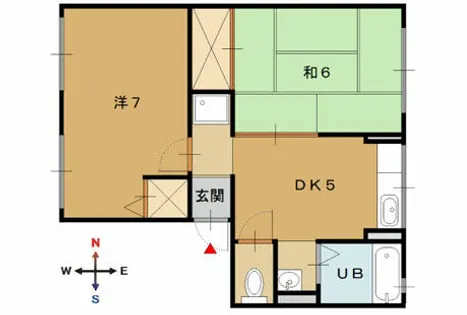 メゾン・クロシェット【2階】の間取り