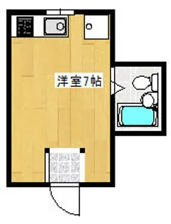 ヒルハイツ【B212号室】の間取り