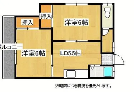 福岡県福岡市城南区片江1丁目【アパート】の間取り