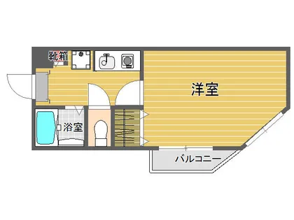 西新ゼニヤビル【301号室】の間取り