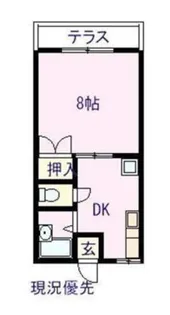 愛知県岡崎市柱2丁目【アパート】の間取り
