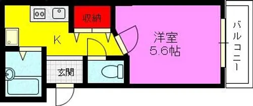 サンハイツ【202号室】の間取り