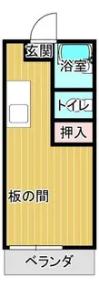 コーポ室見【103号室】の間取り