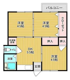 コーポ丸和【2階】の間取り