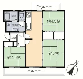 兵庫県明石市大久保町高丘7丁目【マンション】の間取り