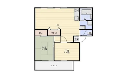ライゼックス藤ヶ丘【2階】の間取り
