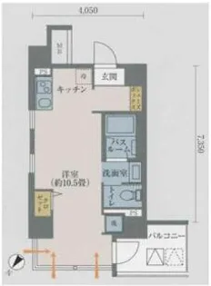 ワコーレヴィータ下沢【3階】の間取り