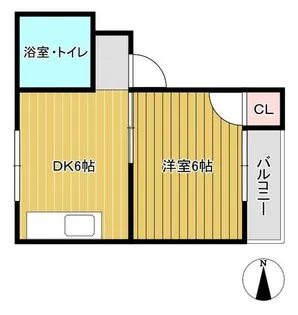 ラベンダー【101号室】の間取り