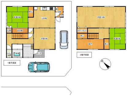 兵庫県丹波篠山市池上【一戸建】の間取り