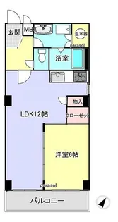 兵庫県神戸市中央区栄町通5丁目【マンション】の間取り