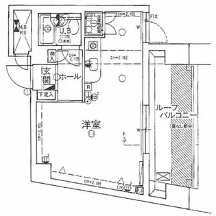 ライオンズマンション南方【6階】の間取り