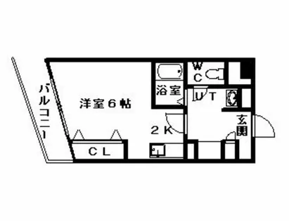 サテラ北34条【8階】の間取り