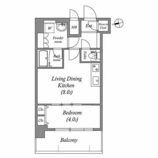 スプランディッドⅦ【0920号室】の間取り