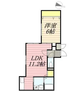 Reve Hiragishi【4階】の間取り