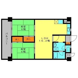 福岡県福岡市早良区祖原【マンション】の間取り