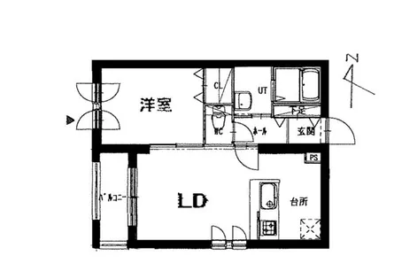 パーク五稜郭館【3階】の間取り