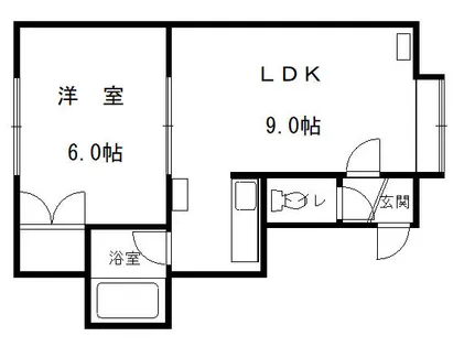 クレバーコート【102号室】の間取り