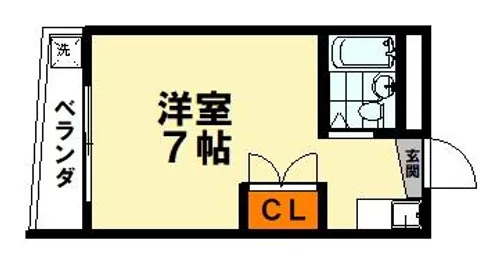 ラポール平田【3階】の間取り