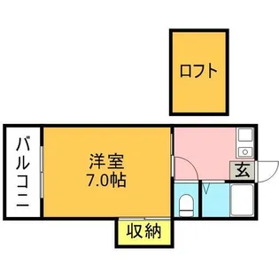 サニーハイツ青葉【201号室】の間取り