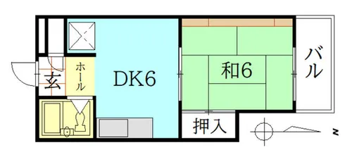 MOビル【606号室】の間取り