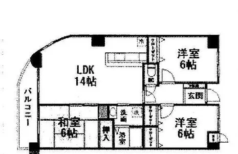 アーティックス大手町【4階】の間取り