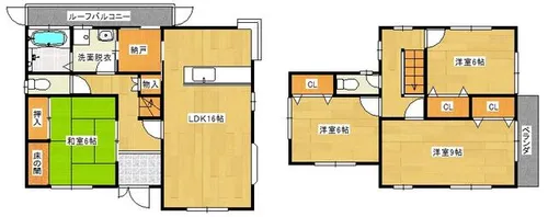 滋賀県甲賀市水口町新町2丁目【一戸建】の間取り