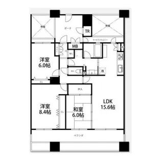 ローレルコート高石【1002号室】の間取り