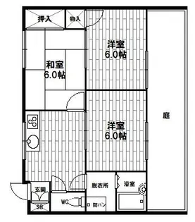 兵庫県姫路市大塩町【マンション】の間取り