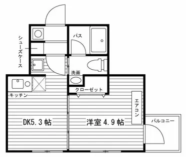 パンシオンN14【1階】の間取り