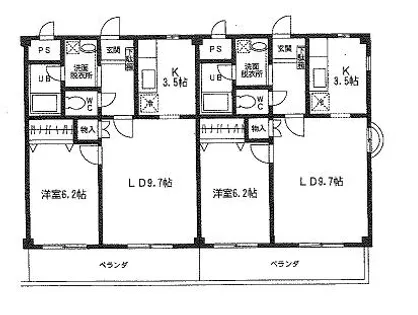 ロイヤルハイツ五番館【201号室】の間取り